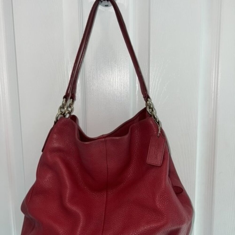 COACH HANDBAG - RED